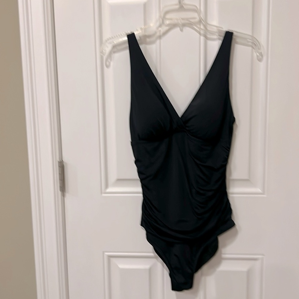 Size 12  -   Black One Piece Swim Suit